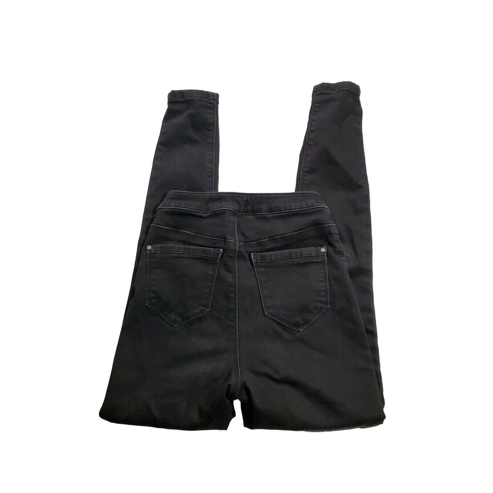 Vice Jeans Size 4S Womens Black High Waist Tube Jeans Skinny Leg Denim